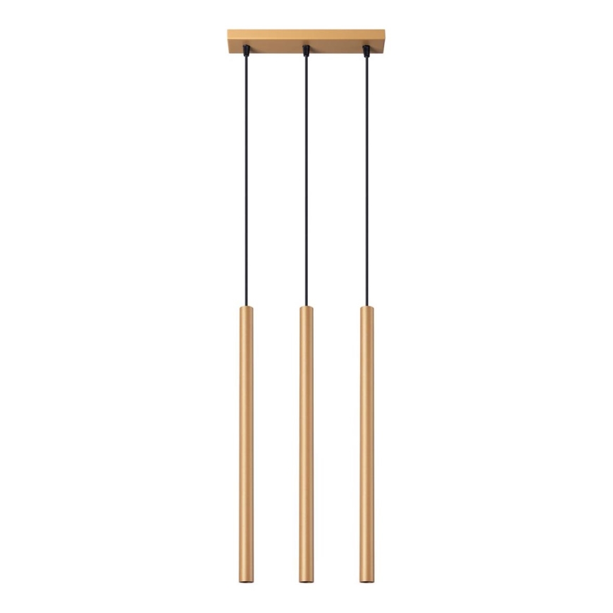 Chandelier on a string PASTELO 3xG9/8W/230V gold