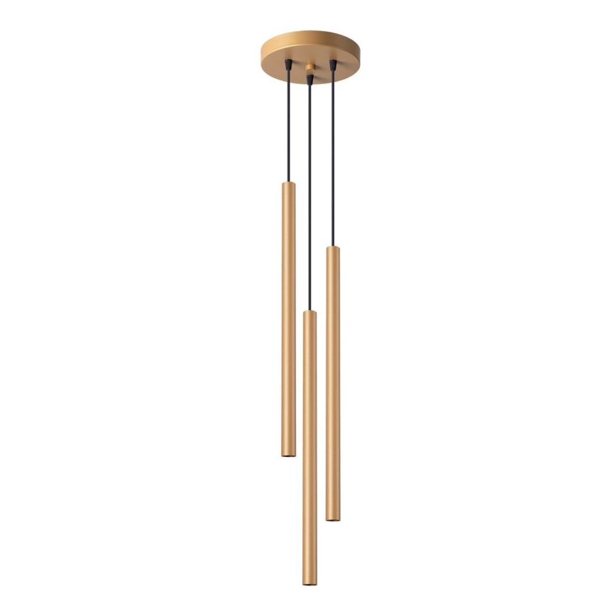 Chandelier on a string PASTELO 3xG9/8W/230V gold