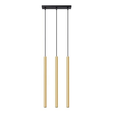 Chandelier on a string PASTELO 3xG9/8W/230V gold