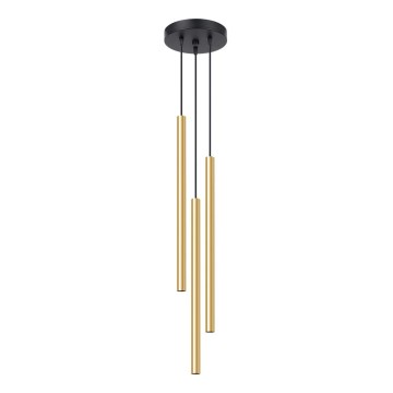 Chandelier on a string PASTELO 3xG9/8W/230V gold