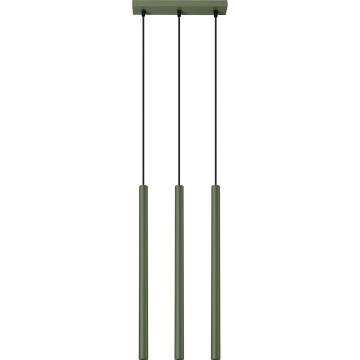 Chandelier on a string PASTELO 3xG9/8W/230V green