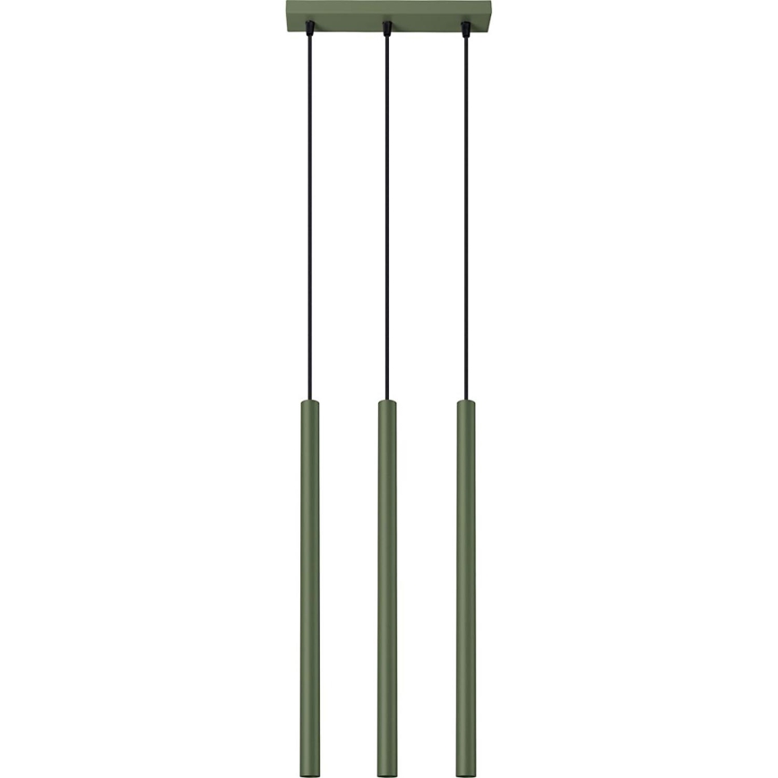 Chandelier on a string PASTELO 3xG9/8W/230V green