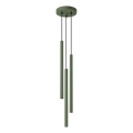 Chandelier on a string PASTELO 3xG9/8W/230V green