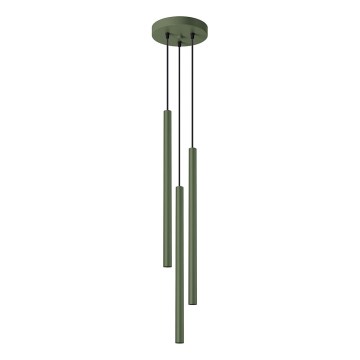Chandelier on a string PASTELO 3xG9/8W/230V green