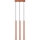 Chandelier on a string PASTELO 3xG9/8W/230V red