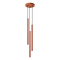 Chandelier on a string PASTELO 3xG9/8W/230V red