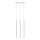 Chandelier on a string PASTELO 3xG9/8W/230V white