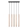 Chandelier on a string PASTELO 5xG9/8W/230V beech