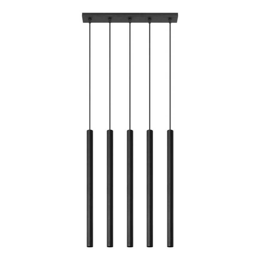 Chandelier on a string PASTELO 5xG9/8W/230V black