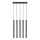 Chandelier on a string PASTELO 5xG9/8W/230V black