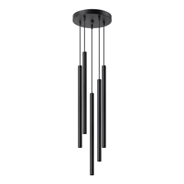 Chandelier on a string PASTELO 5xG9/8W/230V black