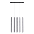 Chandelier on a string PASTELO 5xG9/8W/230V concrete