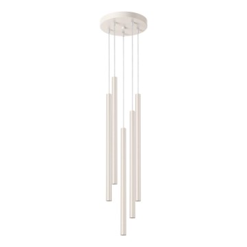 Chandelier on a string PASTELO 5xG9/8W/230V creamy