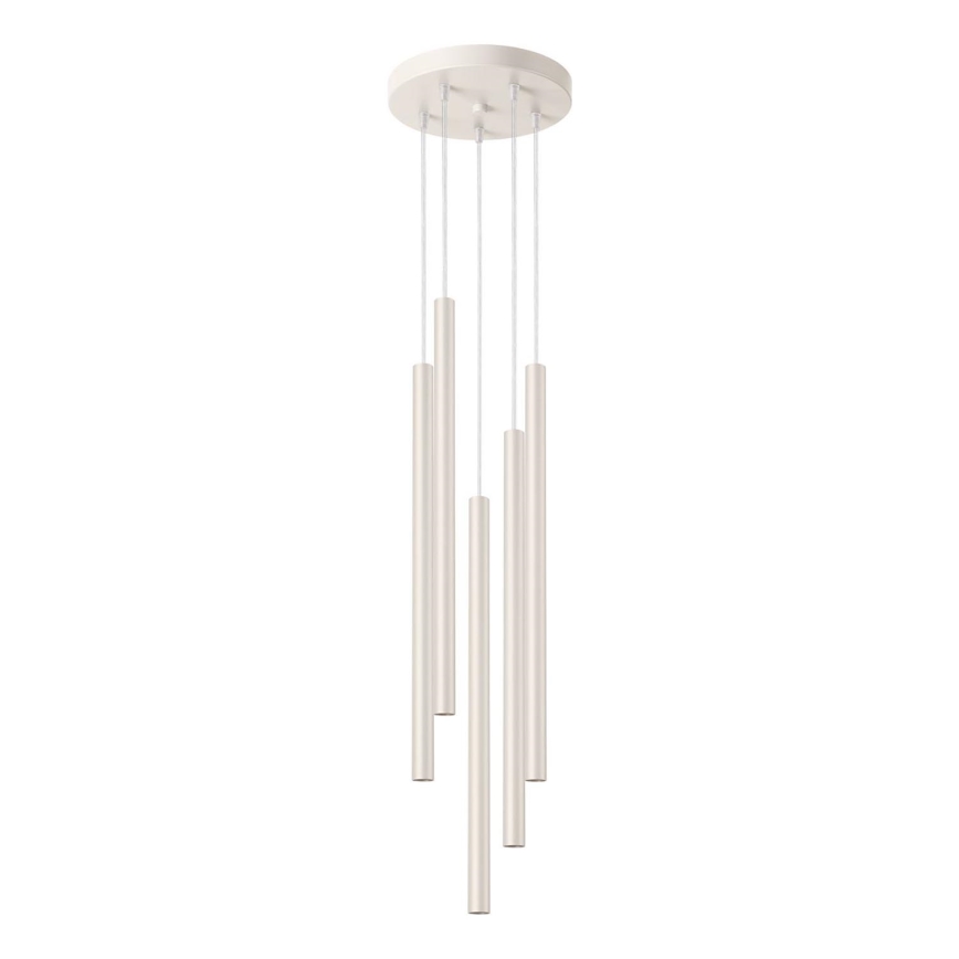 Chandelier on a string PASTELO 5xG9/8W/230V creamy
