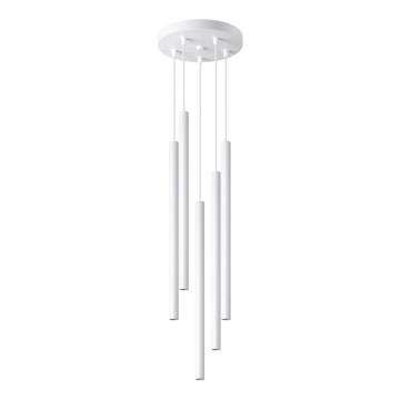 Chandelier on a string PASTELO 5xG9/8W/230V white