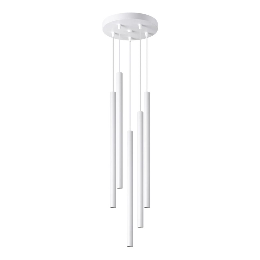 Chandelier on a string PASTELO 5xG9/8W/230V white