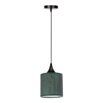 Chandelier on a string PATTI 1xE27/60W/230V d. 15 cm green