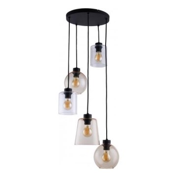 Chandelier on a string PEDRO 5xE27/60W/230V