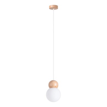 Chandelier on a string PEKKA 1xG9/8W/230V white
