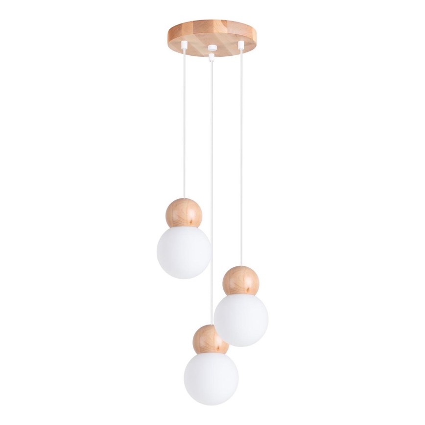 Chandelier on a string PEKKA 3xG9/8W/230V white