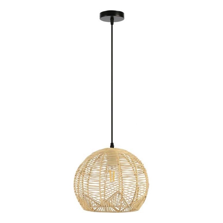 Chandelier on a string PELO 1xE27/40W/230V d. 30 cm rattan