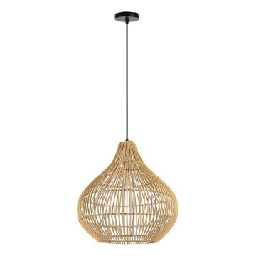Chandelier on a string PELO 1xE27/40W/230V d. 40 cm rattan