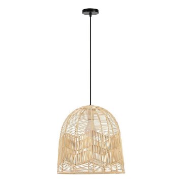 Chandelier on a string PELO 1xE27/40W/230V d. 40 cm rattan