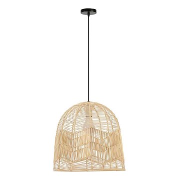 Chandelier on a string PELO 1xE27/40W/230V d. 50 cm rattan
