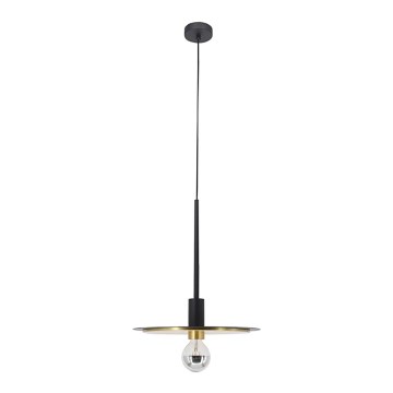 Chandelier on a string PENY 1xE27/11W/230V black/golden