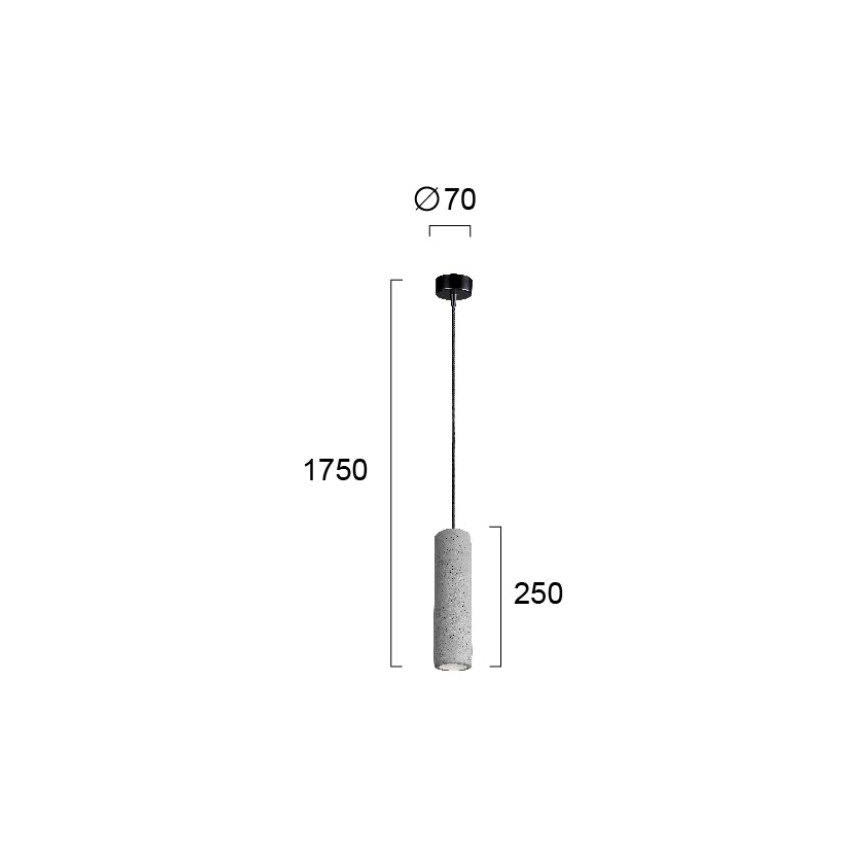 Chandelier on a string PHENIX 1xGU10/25W/230V