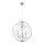 Chandelier on a string PIKO 3xE14/10W/230V shiny chrome