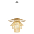 Chandelier on a string PINCHOS 1xE27/40W/230V d. 50 cm bamboo