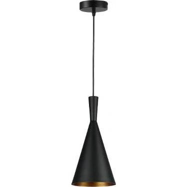 Chandelier on a string PINIO 1xE27/60W/230V d. 19 cm black