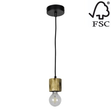 Chandelier on a string PINO 1xE27/60W/230V pine- FSC certified