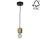 Chandelier on a string PINO 1xE27/60W/230V pine- FSC certified