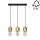 Chandelier on a string PINO 3xE27/60W/230V pine - FSC certified