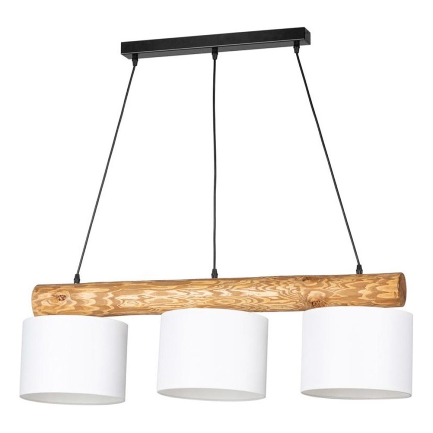 Chandelier on a string PINO MIX 3xE27/40W/230V pine
