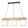 Chandelier on a string PINO MIX 3xE27/40W/230V pine