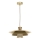 Chandelier on a string PLATO 1xE27/15W/230V beige/gold