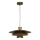 Chandelier on a string PLATO 1xE27/15W/230V brass/gold