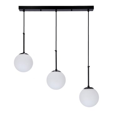 Chandelier on a string POMPEI 3xE27/40W/230V black