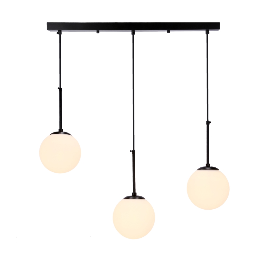Chandelier on a string POMPEI 3xE27/40W/230V black