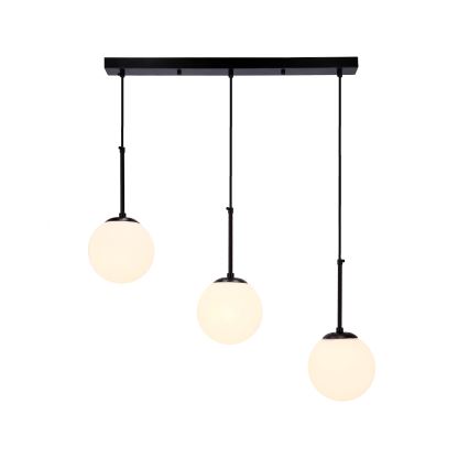 Chandelier on a string POMPEI 3xE27/40W/230V black