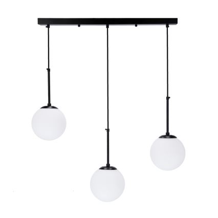 Chandelier on a string POMPEI 3xE27/40W/230V black