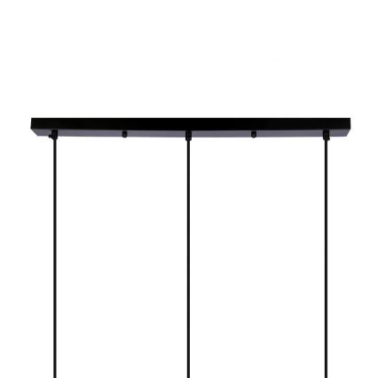 Chandelier on a string POMPEI 3xE27/40W/230V black