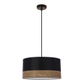 Chandelier on a string PORTO 1xE27/60W/230V black/brown