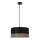 Chandelier on a string PORTO 1xE27/60W/230V black/brown