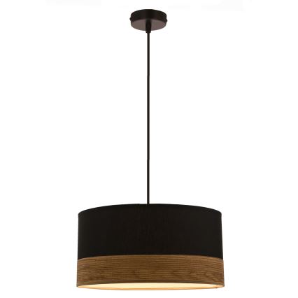 Chandelier on a string PORTO 1xE27/60W/230V black/brown