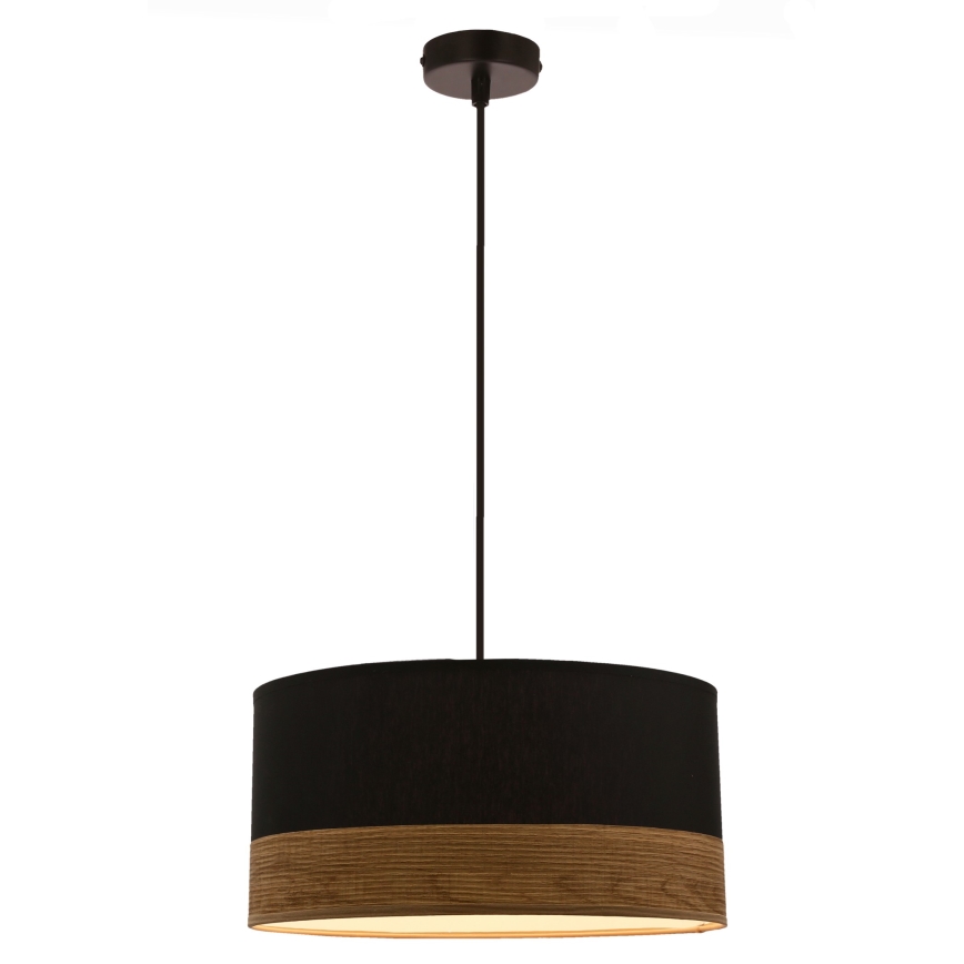 Chandelier on a string PORTO 1xE27/60W/230V black/brown