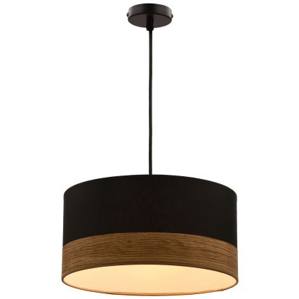 Chandelier on a string PORTO 1xE27/60W/230V black/brown